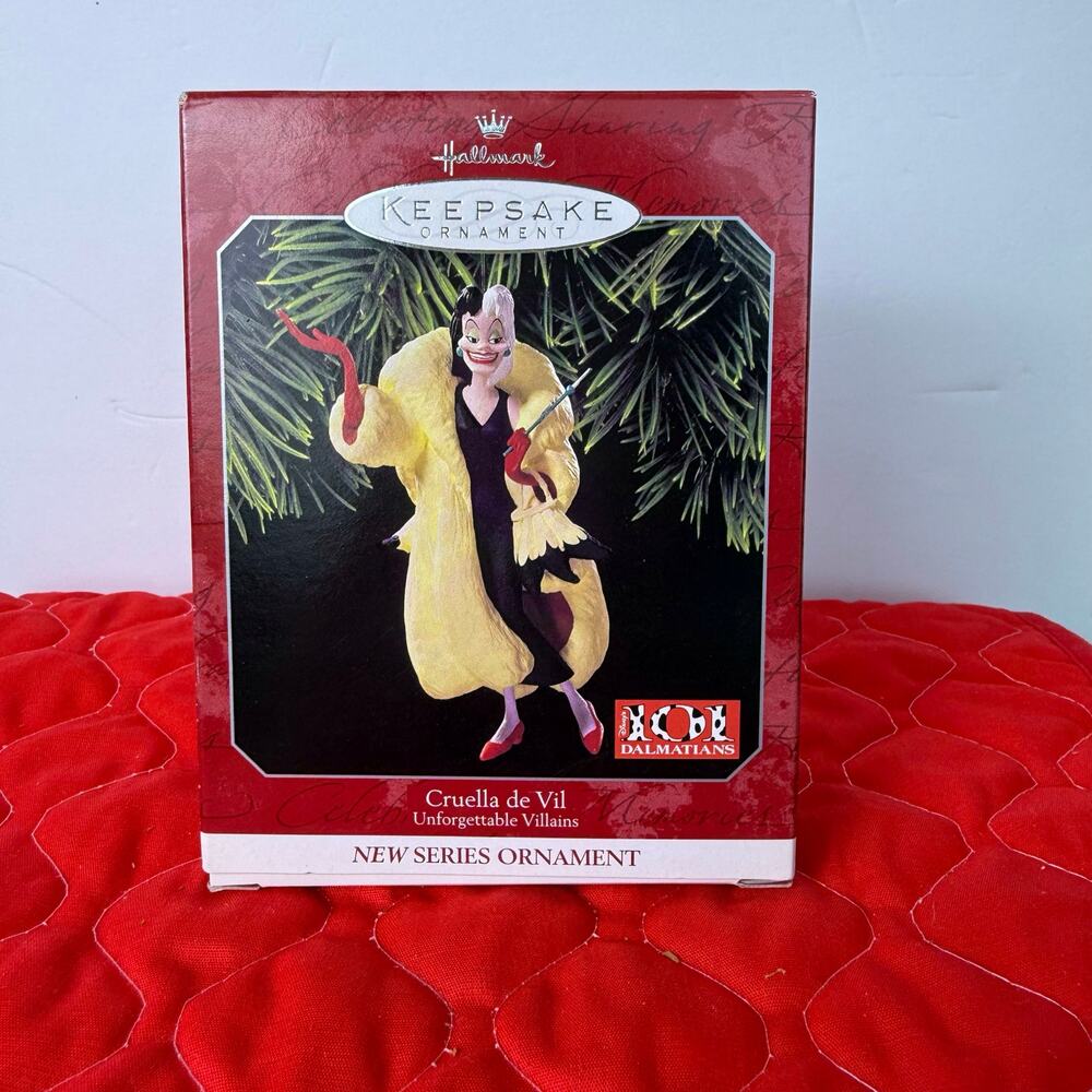 Hallmark Keepsake Ornament 1998 Cruella de Vil - Unforgettable Villains
